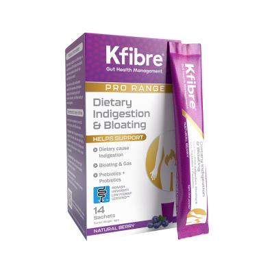 Kfibre Pro Dietary Indigestion & Bloating Natural Berry Sachets 4g x 14 Pack